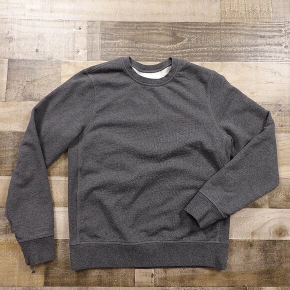 Mott & Bow Hooper French Terry Crewneck Sweatshirt Men’s Size M Charcoal Gray - Picture 1 of 9